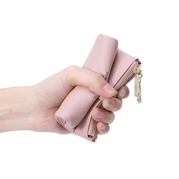 Minimalist Contemporary Soft Medium Wallet for Women - Picture 3 of 12